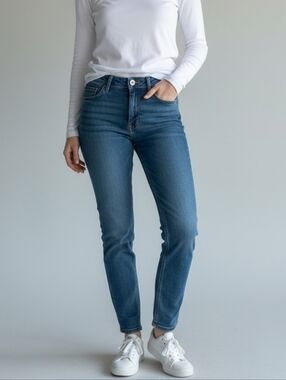 Mudd Blue High-Rise Slim Jeans